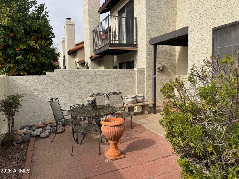 Back patio