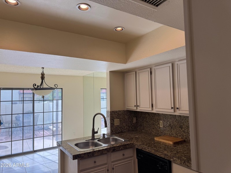 view from kitchen