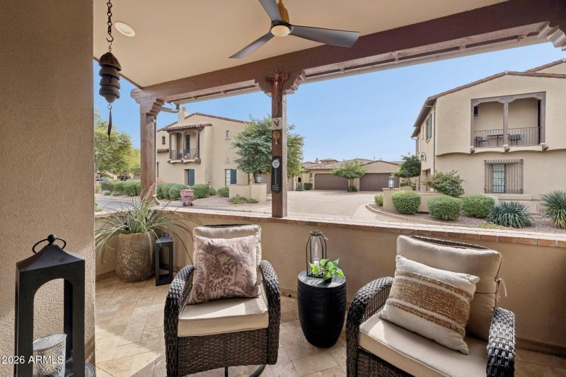 Patio Off Dining at Front of Home