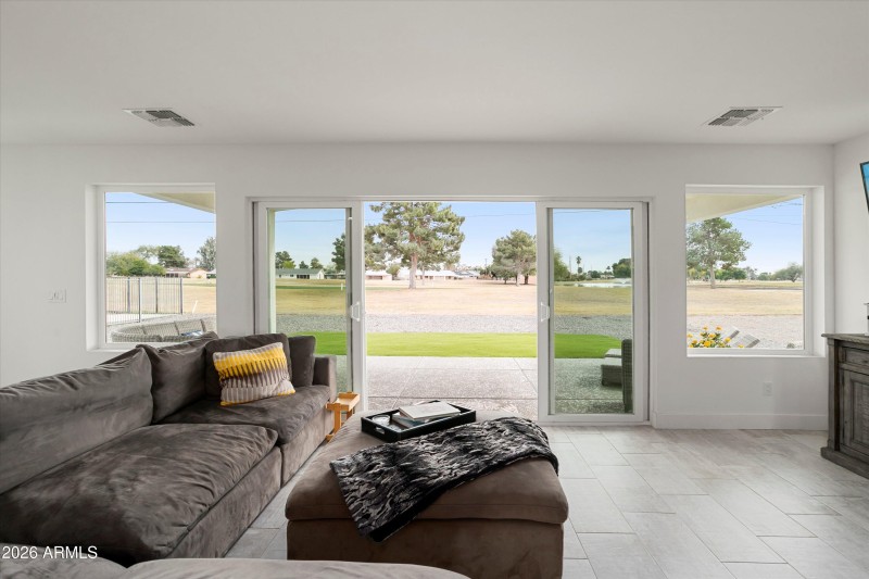 Skiders to Covered Patio