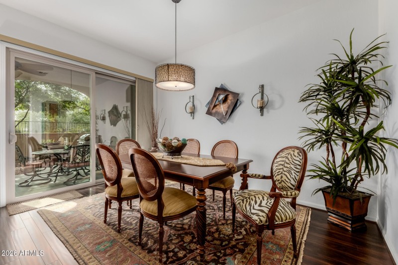 Dining area