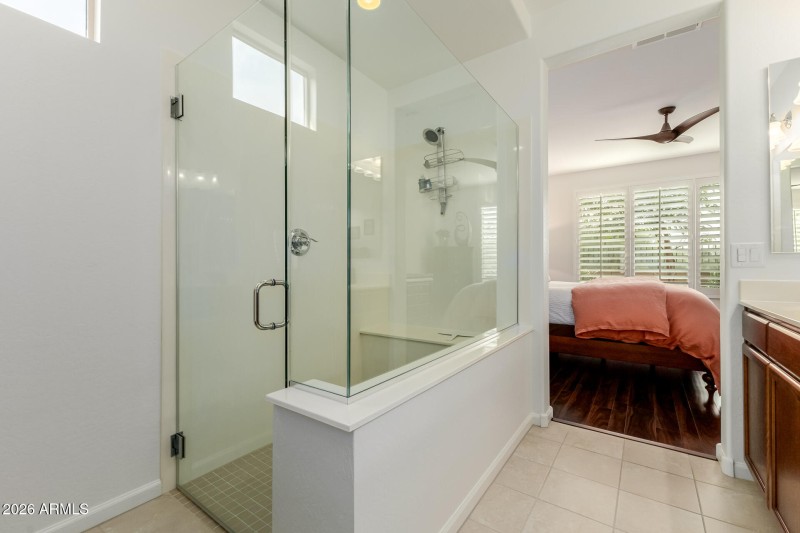 Walk in shower