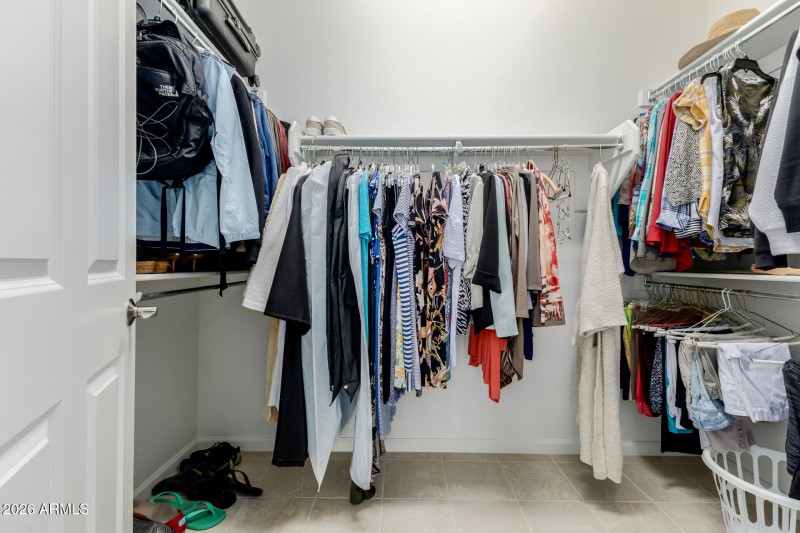 Primary closet