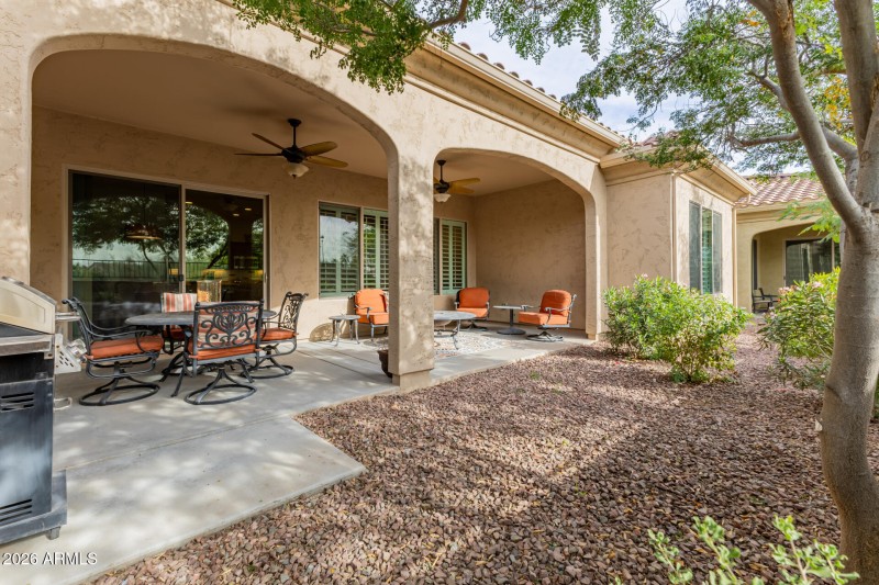 Covered patio