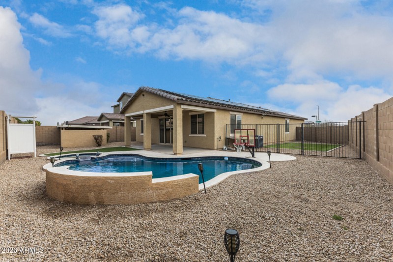 Nice size side yard