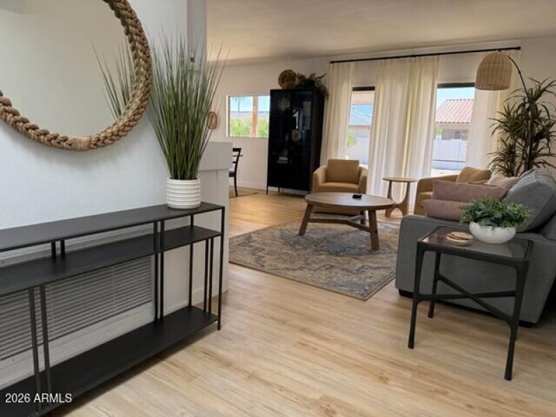 living room view