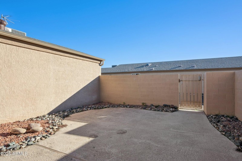 Patio Area with gate