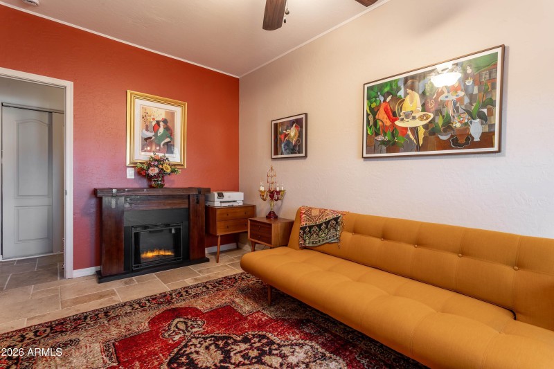 downstairs office