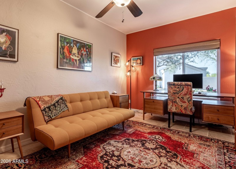 downstairs office