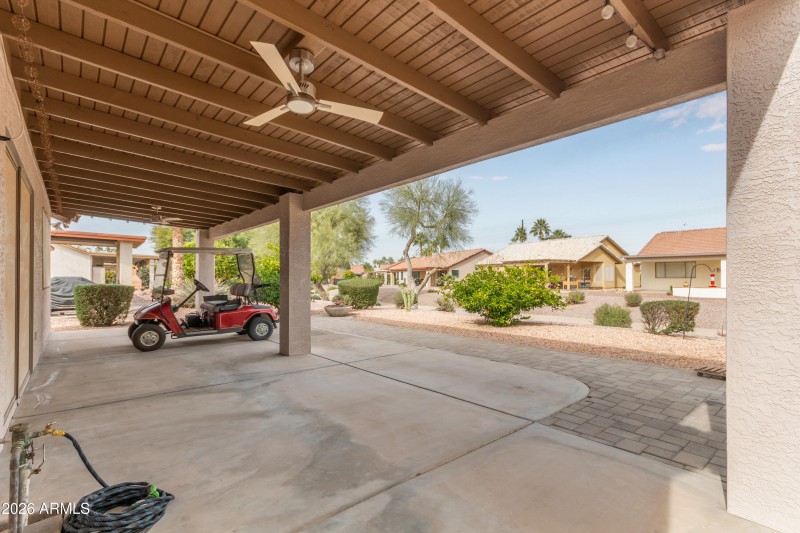 Covered Back Patio