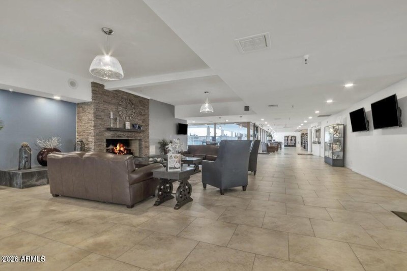 Inside club house