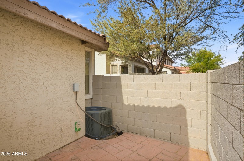 UNCOVERED PORTION OF THE PATIO