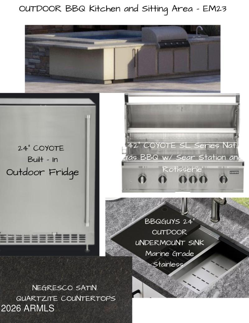 EM23 Outdoor BBQ Kitchen and Sitting Are