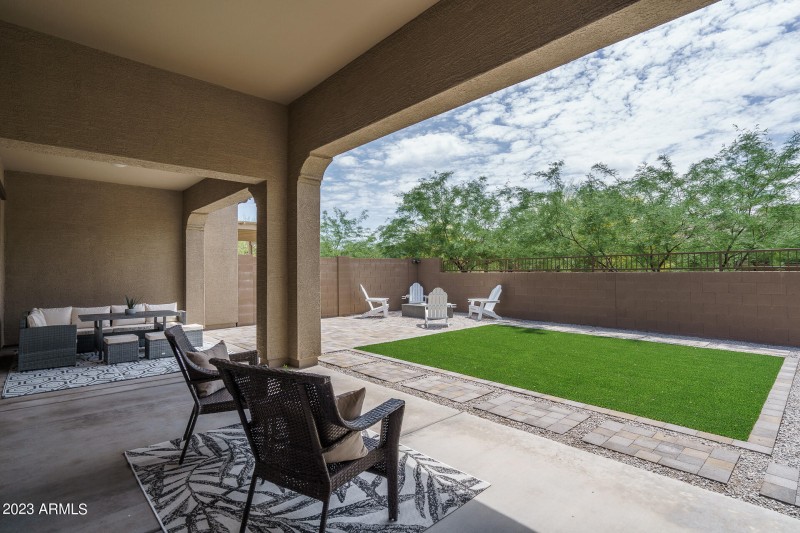 21) BACK PATIO