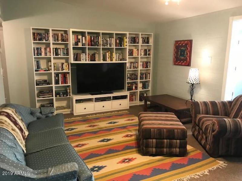 Living Room w bookcase