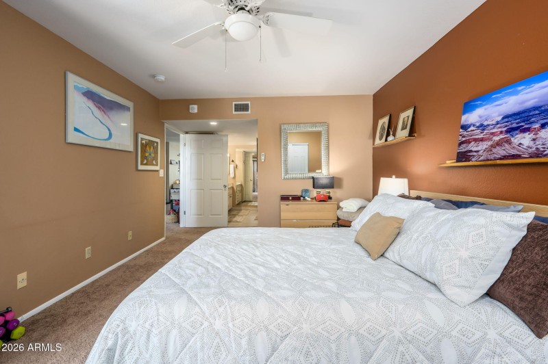 AMPLE SPACE FOR KING BED