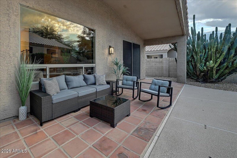 Covered Back Patio