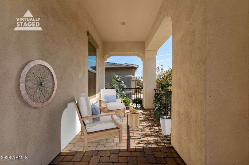 Front Porch Staged