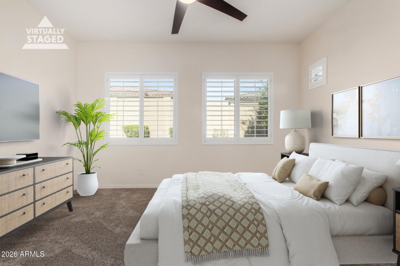 Main Bedroom Staged