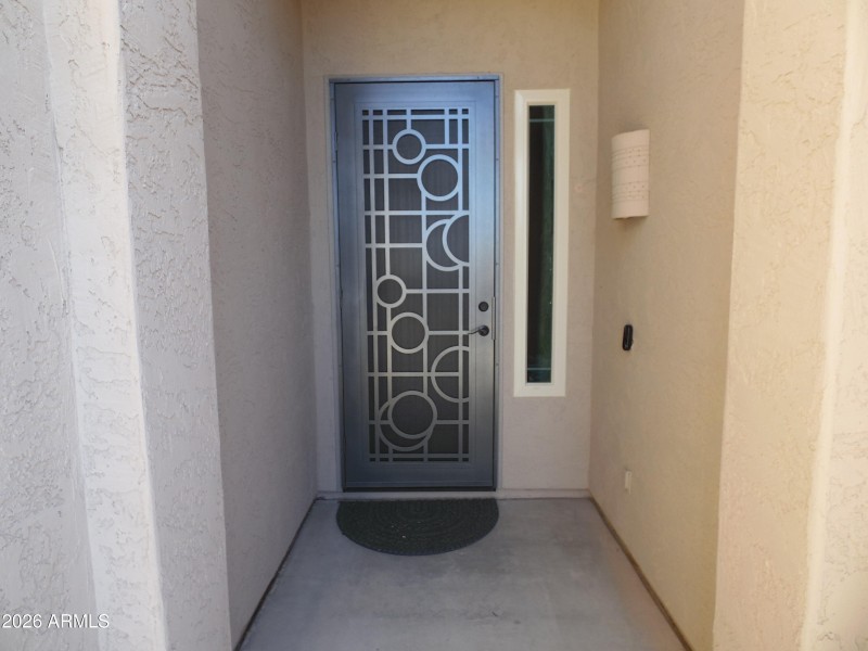 custom front security door