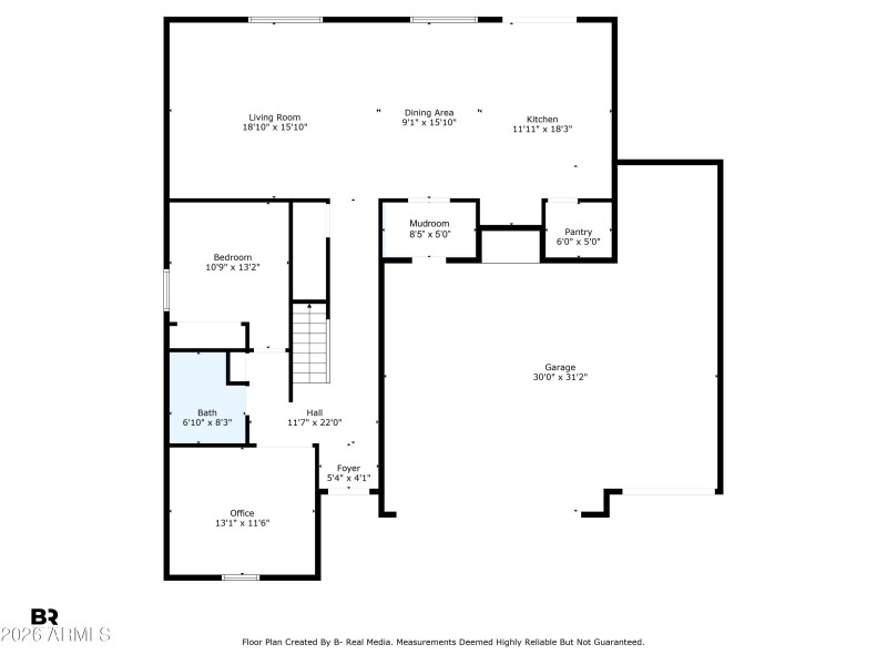 2037 E Wetleaf Downstairs Floor Plan