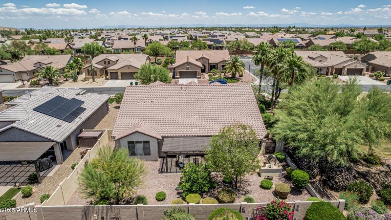 Full backyard view