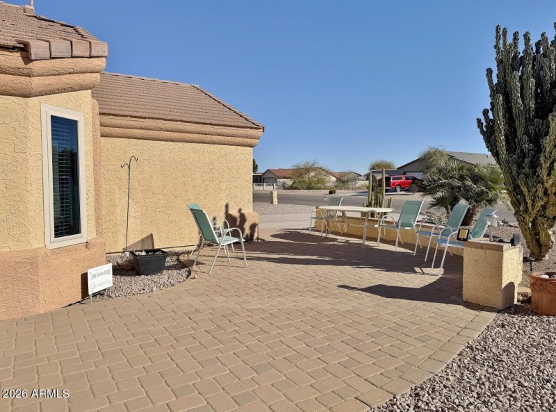 Front courtyard