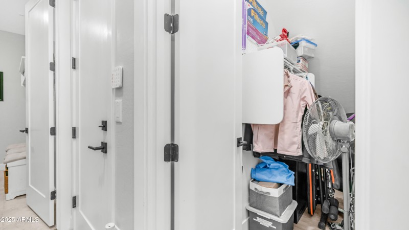 Hall closet