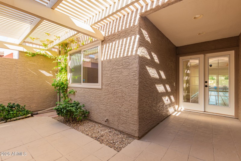 Front Courtyard/ Entry Patio