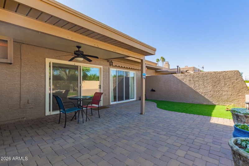 Covered Back patio