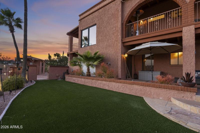 Landscaped Backyard