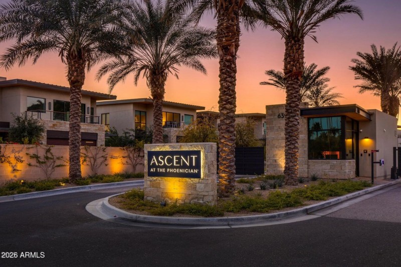 Private Gated Community Entrance