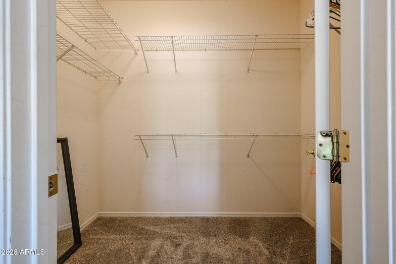 Primary Walk in Closet
