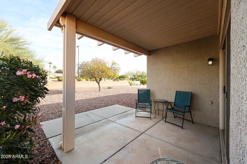 Covered Back Patio