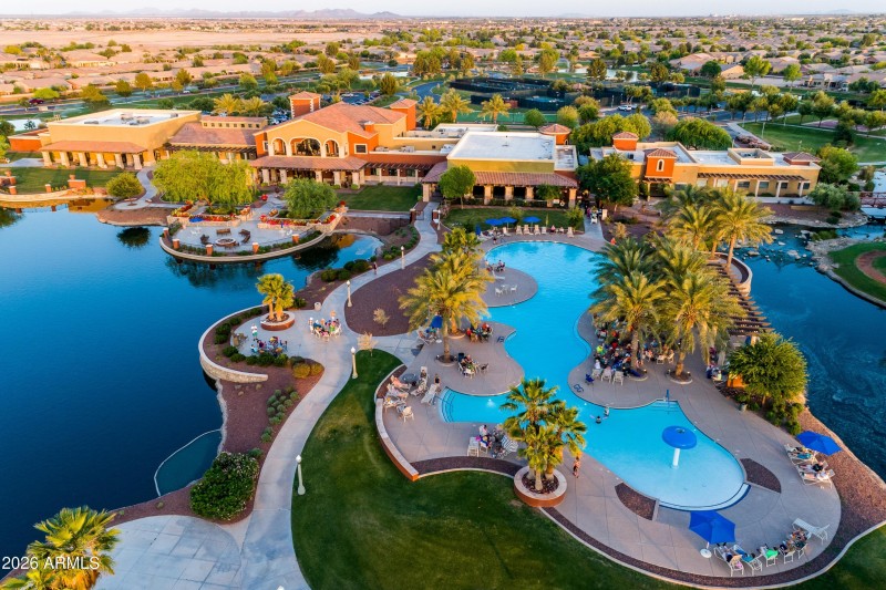 Outdoot pool arialshot