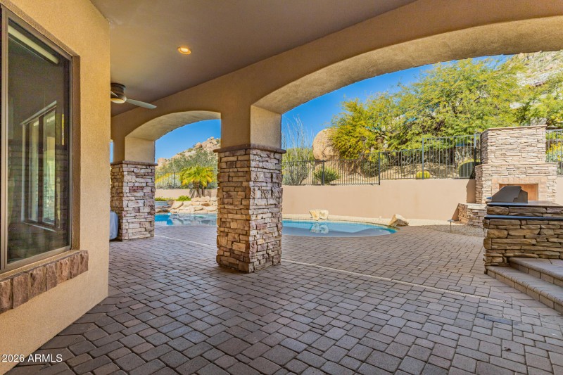 Covered patio