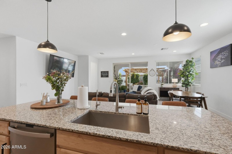 Kitchen to Living