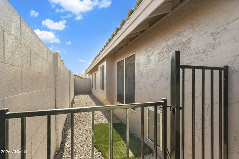 DOG RUN OR STORAGE SPACE