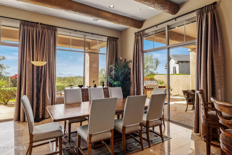 Dining in Great Room