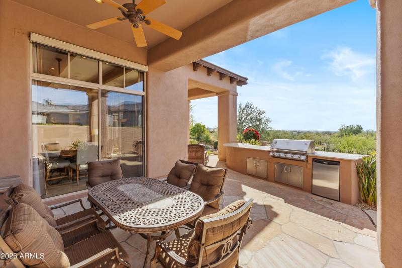 Covered Patio off Kitchen