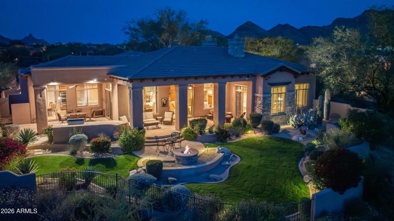 Backyard at Twilight