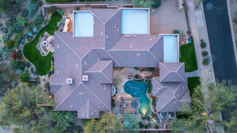 Aerial View at Twilight