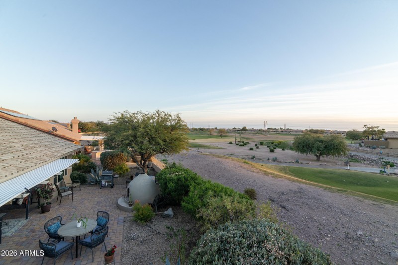 Backyard perspective