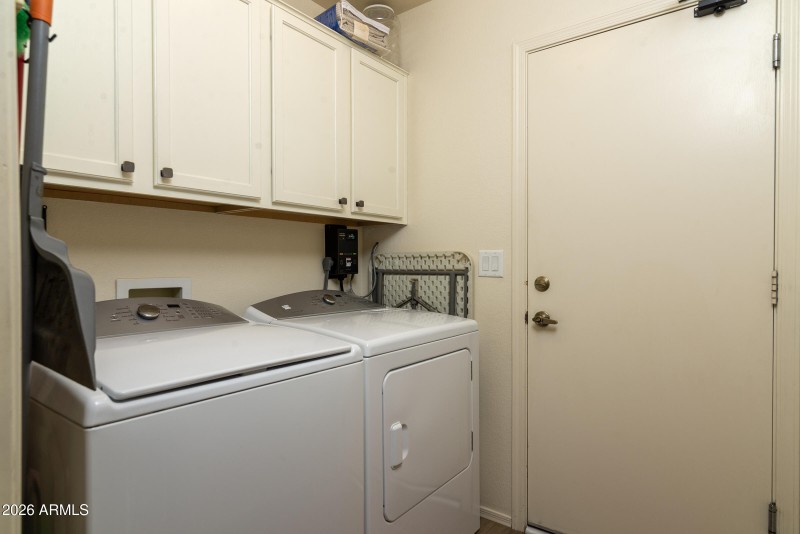 Inside laundry