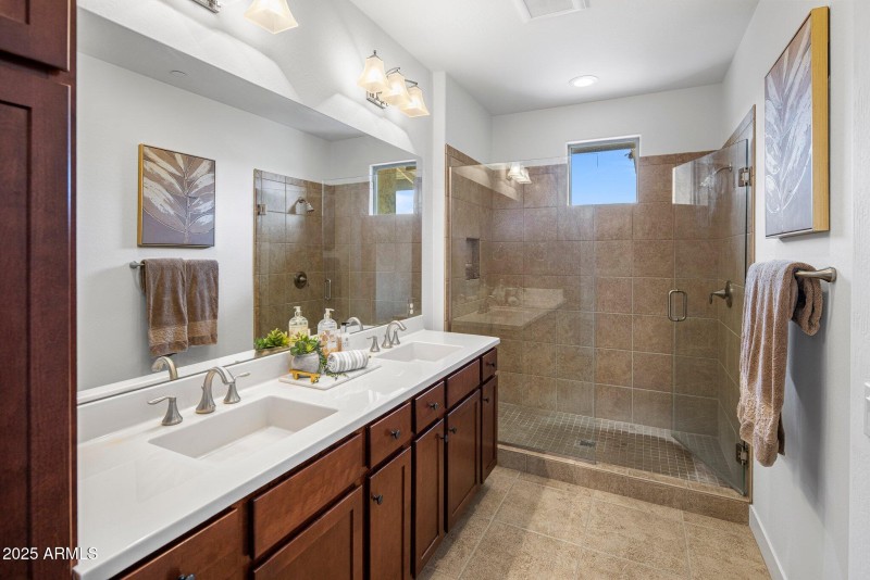 Primary walk in shower