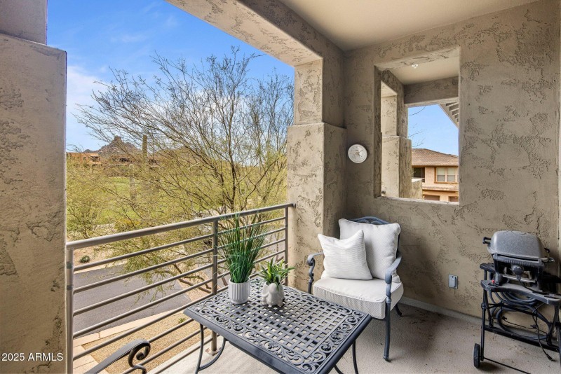 Balcony with view