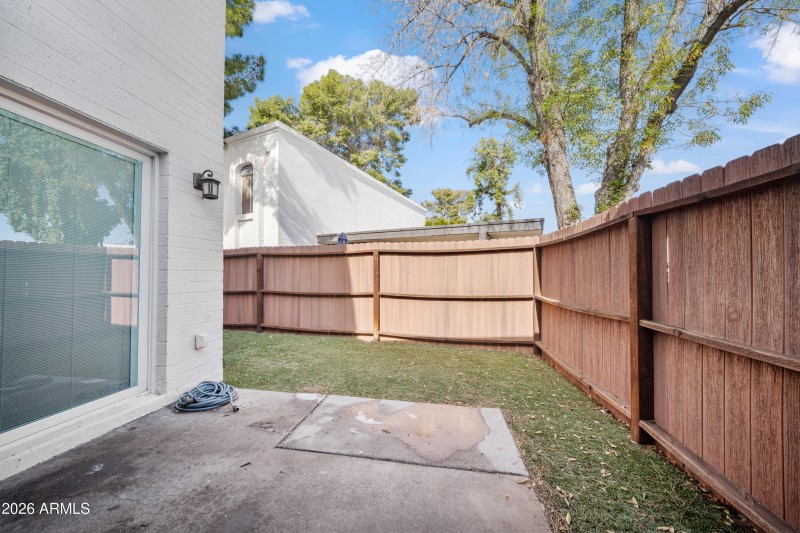 Private yard