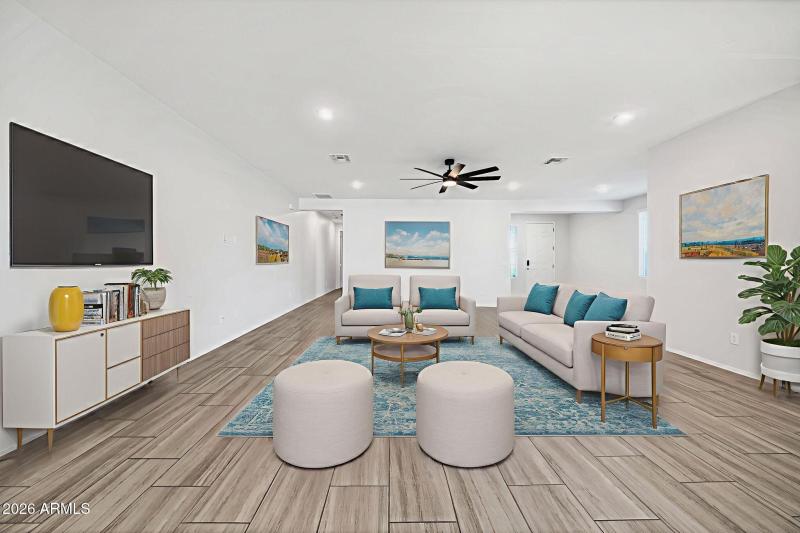 Virtually Staged Living