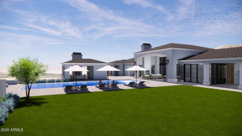 Expansive rear Yard & Pool