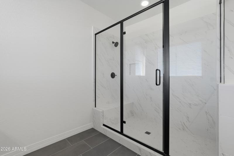 Upstairs Walk in shower